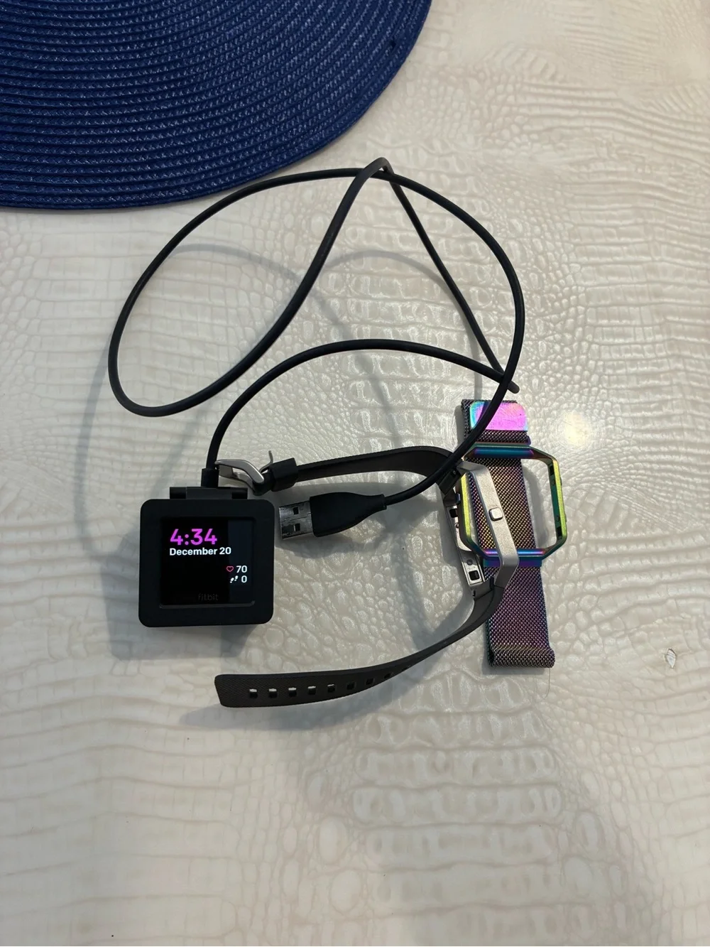 fitbit Smartwatch with Black Band
